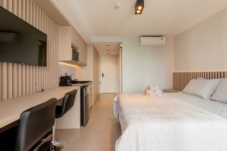 Amplio apartamento al lado del parking.