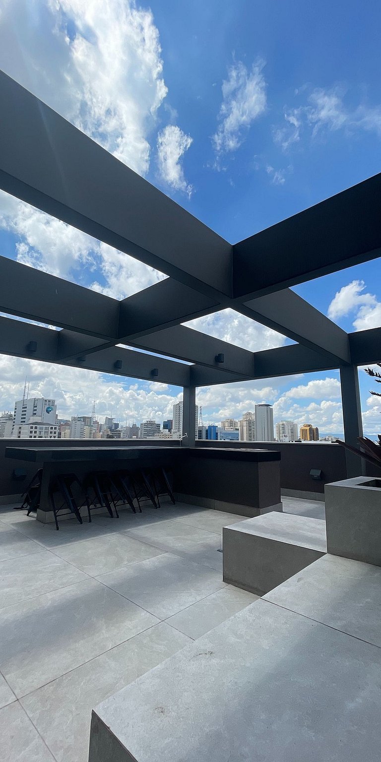 Visual Incrível no Rooftop + Conforto