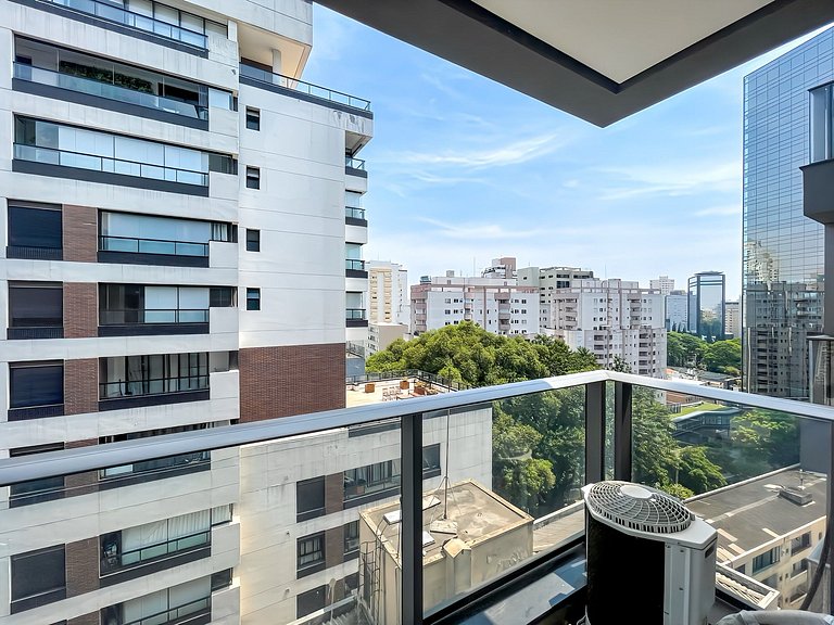 Encantador estudio con sauna / Rua Augusta