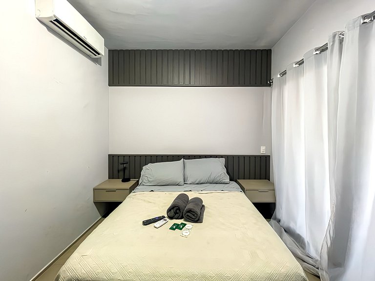 Encantador estudio con sauna en Rua Augusta