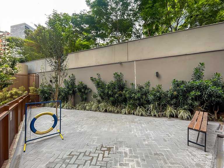 Condominio en Itaim, hermosa azotea con vista a Ibira!!