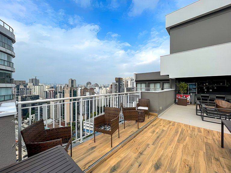 Amazing rooftop next to Faria Lima