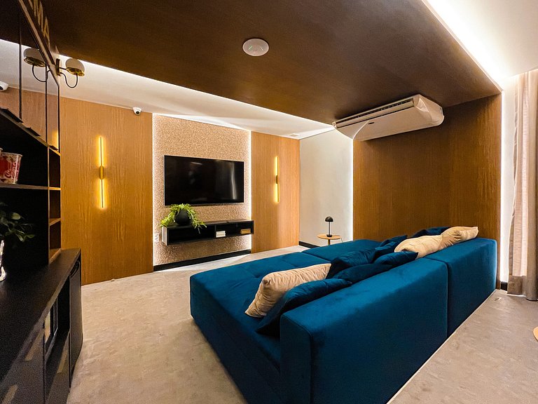 With balcony and rooftop with pool