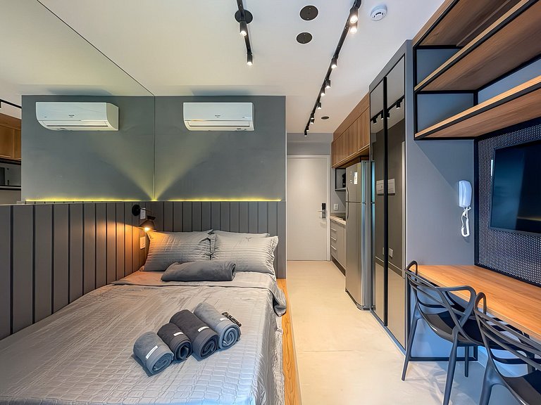 Apartamento completo con piscina en Vila Mariana
