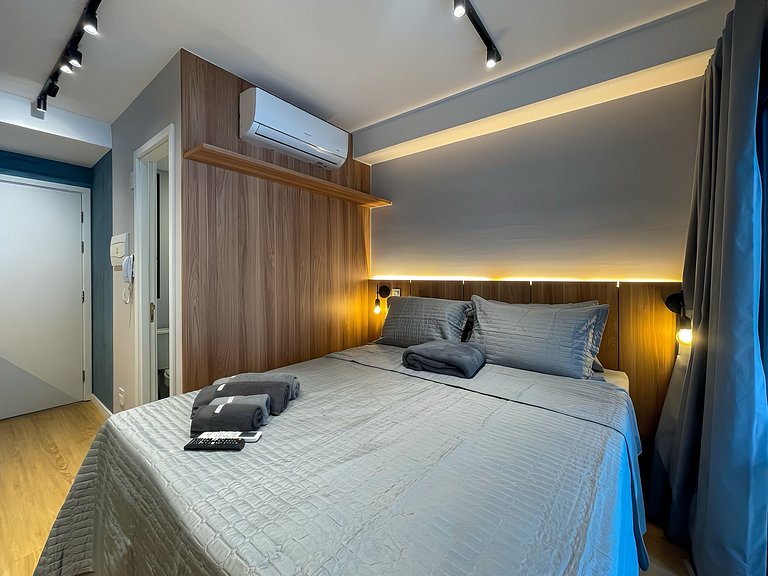 Balcón acogedor, a pocos pasos del Parque Ibirapuera