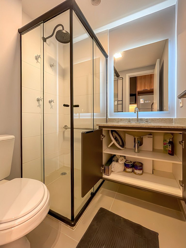 Varanda aconchegante perto do Parque Ibirapuera