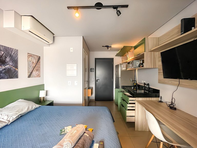 Beautiful Studio with home office at Oscar Freire