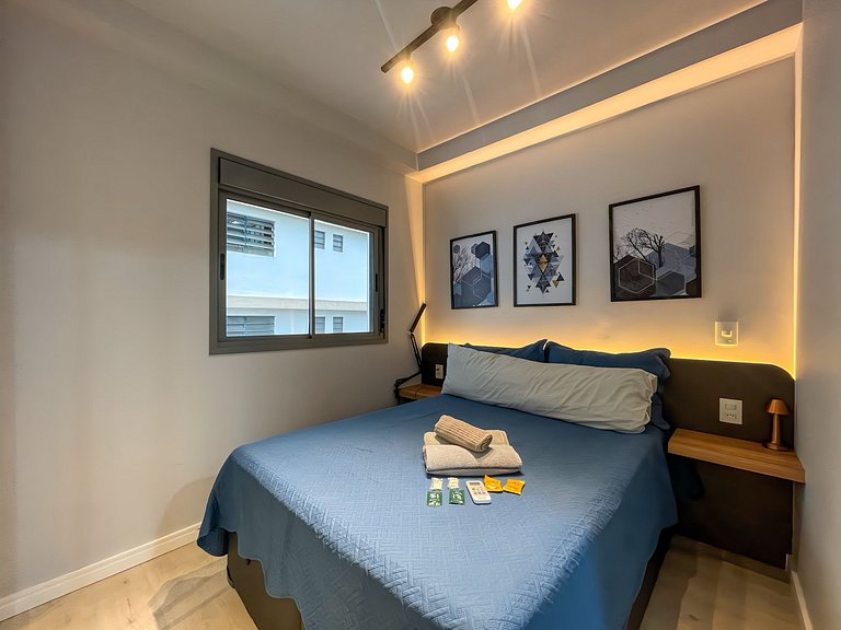 Garage and pool in Jardins Paulistas