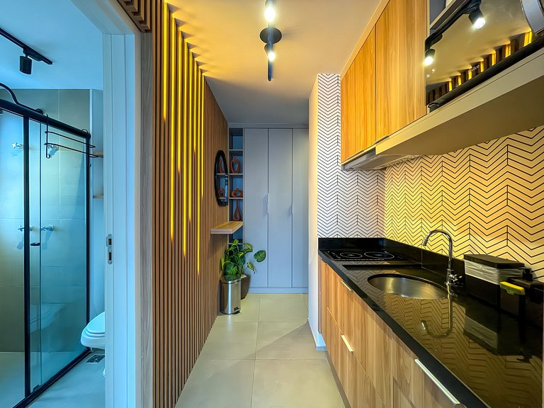 13ª andar, sauna e piscina perto da Av Paulista