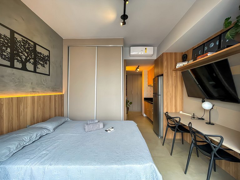 13º piso, sauna y piscina cerca de la Av Paulista
