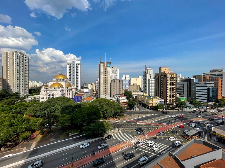 Piscina y terraza en Paraíso, estacionamiento disponible por