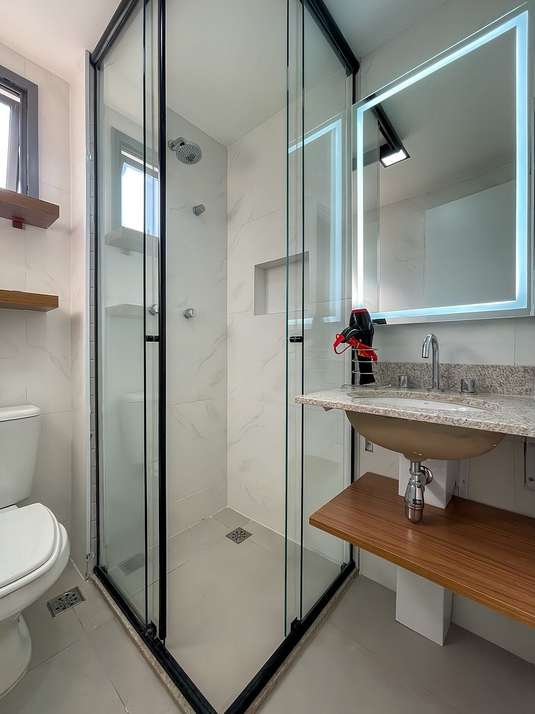 Garage and pool in Jardins Paulistas