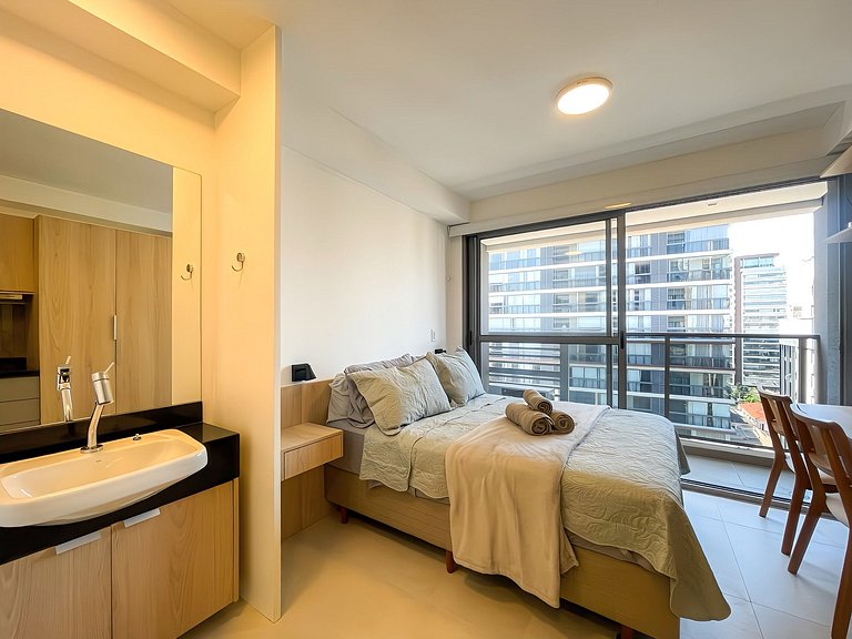 Tu refugio elegante en Jardim Paulista