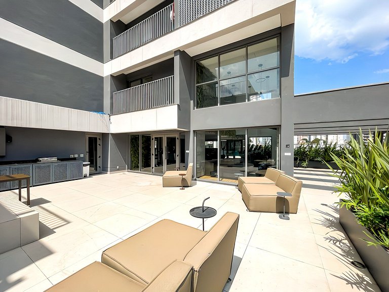 Modern studio apartment near São Paulo Hospital