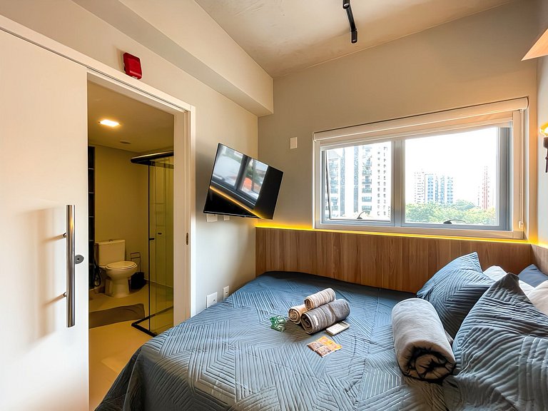Modern studio apartment near São Paulo Hospital
