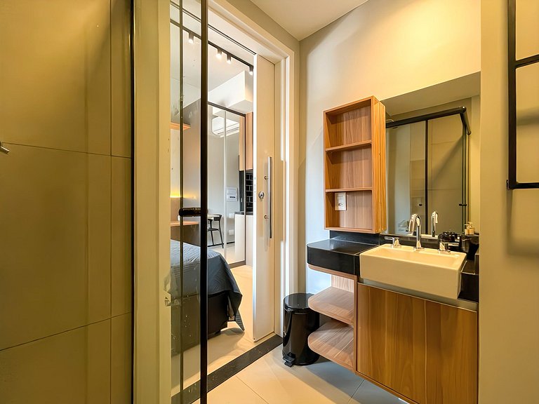 Modern studio apartment near São Paulo Hospital