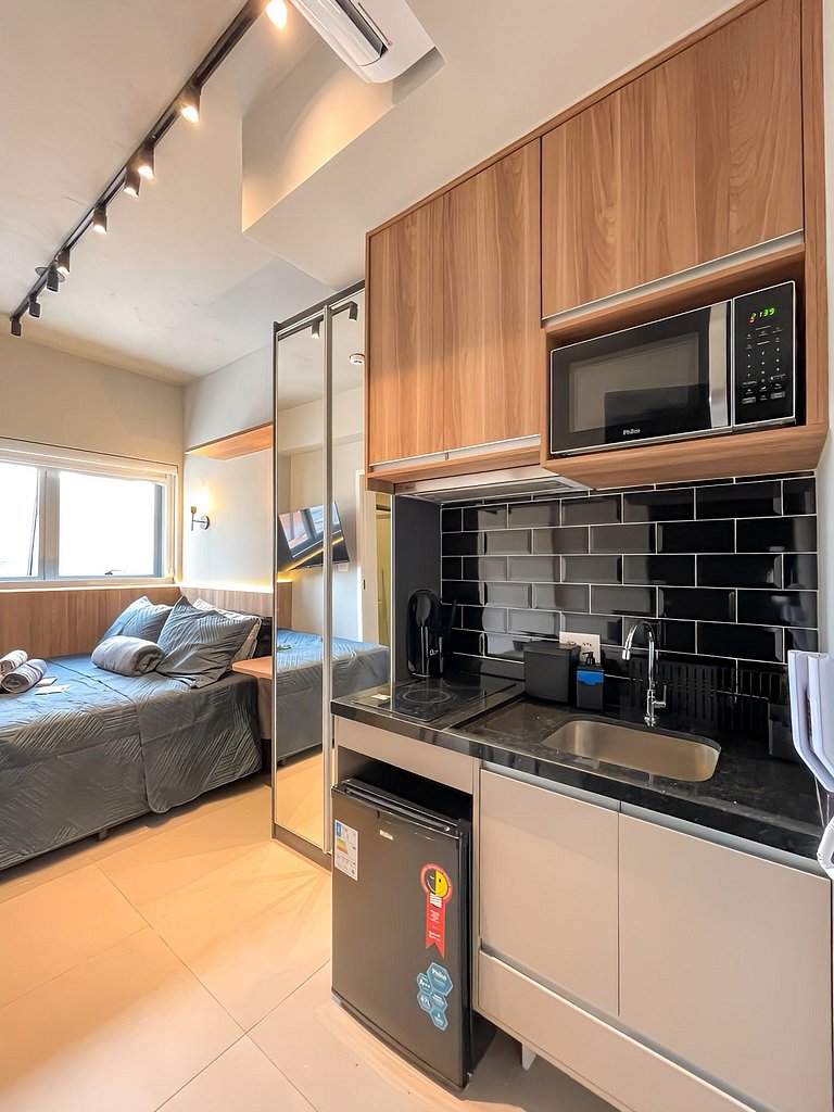 Modern studio apartment near São Paulo Hospital