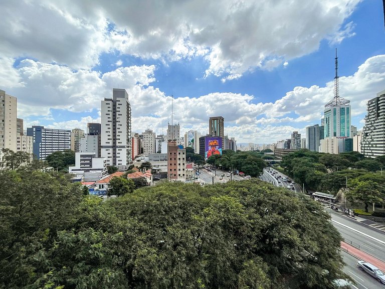Swimming pool and rooftop near Paulista Avenue