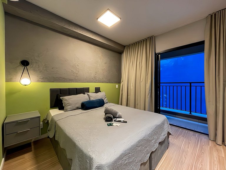 Apartamento novo com piscina perto do metrô Higienópolis