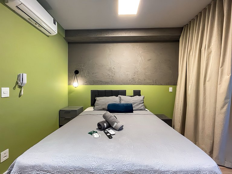 Departamento nuevo con piscina, cerca del metro Higienópolis