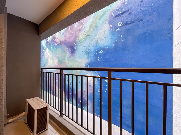 Departamento nuevo con piscina, cerca del metro Higienópolis