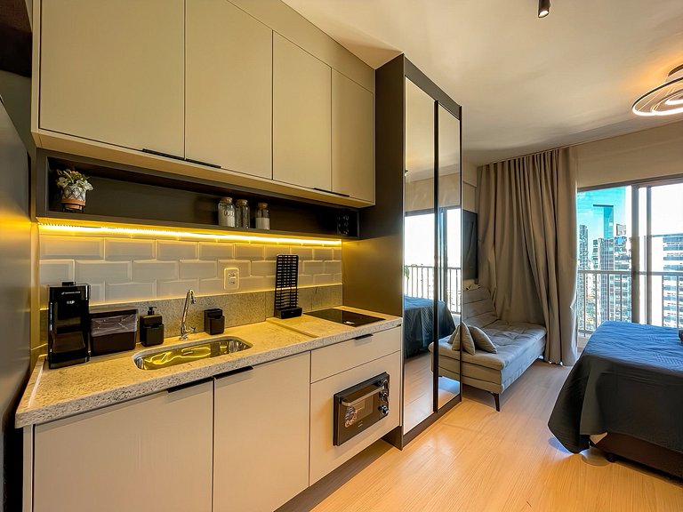 Enjoy a swimming pool and a convenient location near the Far