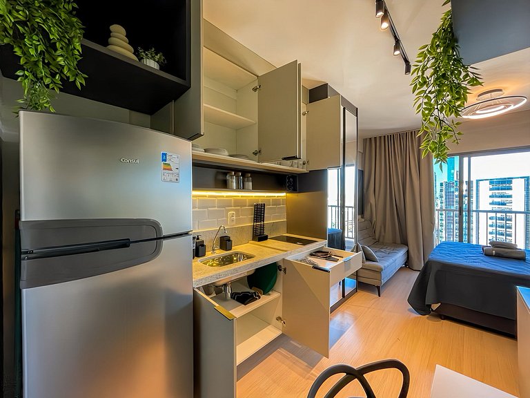 Enjoy a swimming pool and a convenient location near the Far