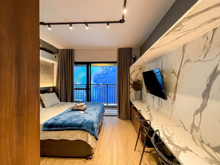 Departamento NUEVO con piscina, metro Higienópolis