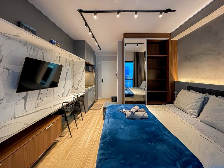 Departamento NUEVO con piscina, metro Higienópolis