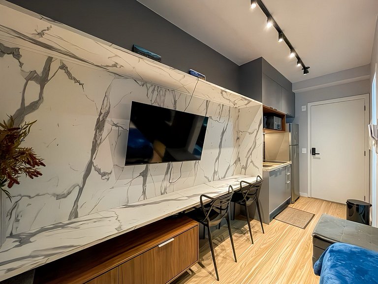 Departamento NUEVO con piscina, metro Higienópolis