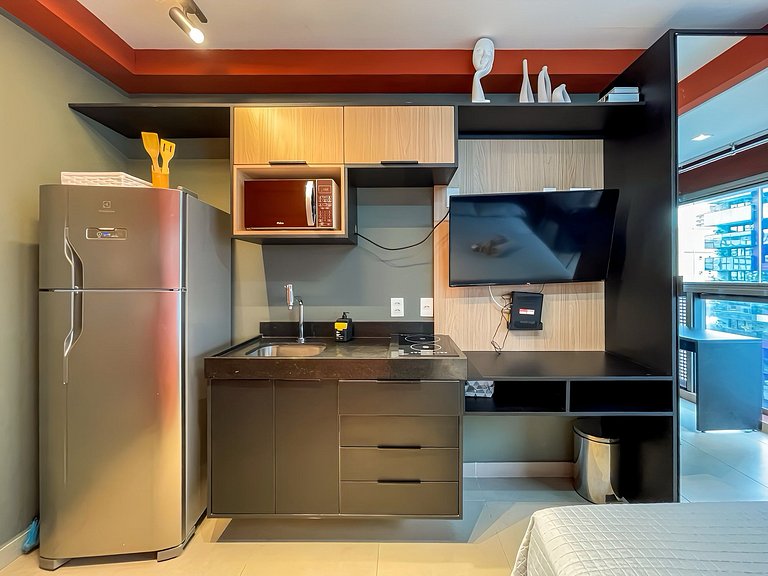 Beautiful studio with home office in Oscar Freire