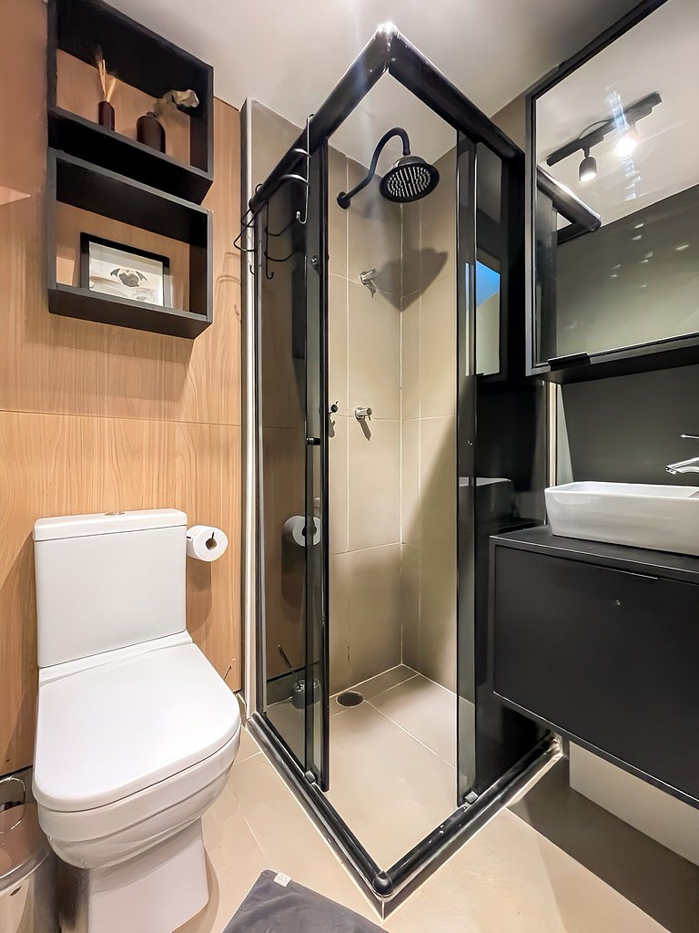 Beautiful studio with home office in Oscar Freire