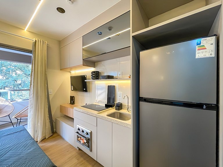 Includes pool and balcony in Vila Mariana