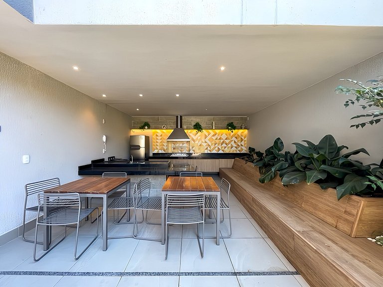 Vila Olímpia: piscina, varanda e Wi‑Fi