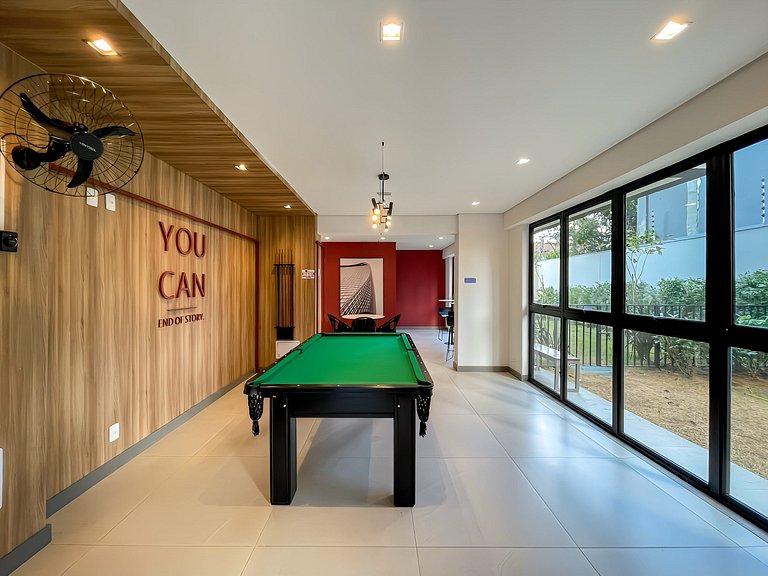 Vila Olímpia: piscina, varanda e Wi‑Fi