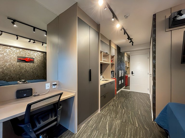 Estudio con Balcón cerca del Metro