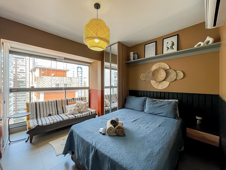 Piscina y sauna cerca de la Avenida Paulista