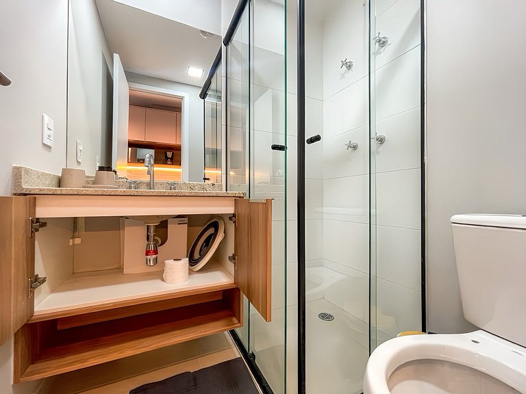 Studio Ideal p/ 2 com Varanda Charmosa