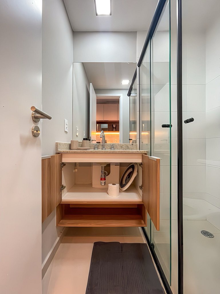 Studio Ideal p/ 2 com Varanda Charmosa