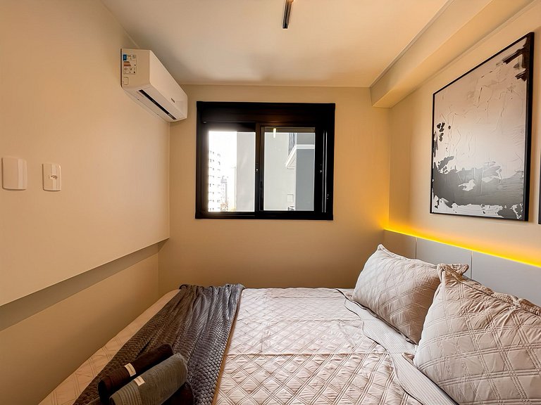Próximo ao Metrô e Faria Lima – 1 Dorm