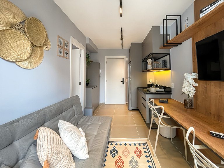 Vila Olímpia Stay w/ Balcony & Pool