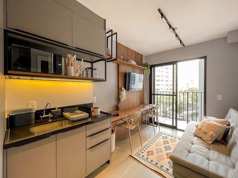 Vila Olímpia Stay w/ Balcony & Pool