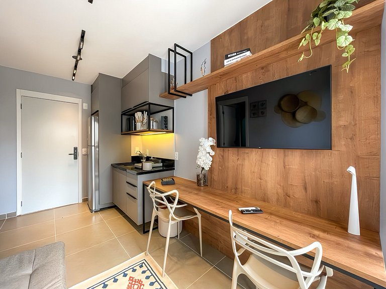 Vila Olímpia Apartment with Balcony and Pool