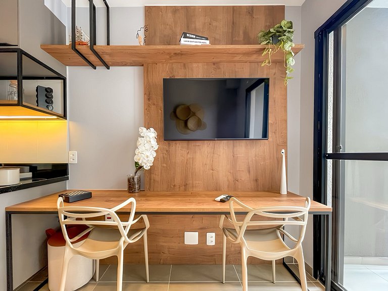 Vila Olímpia Apartment with Balcony and Pool