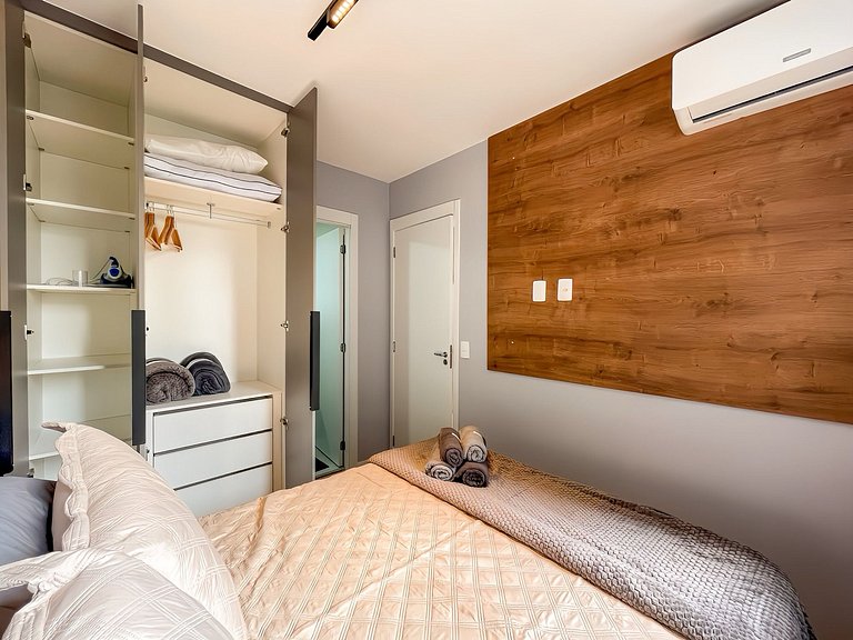 Vila Olímpia: piscina, varanda e Wi‑Fi