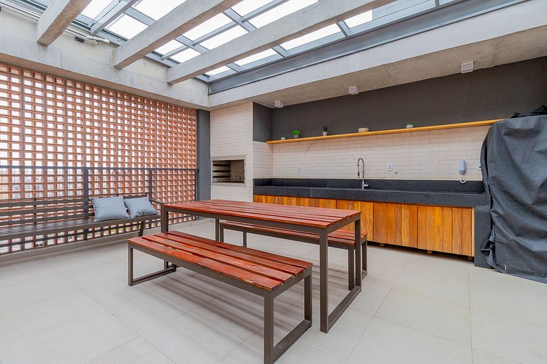 Refugio moderno cerca de la PUC-SP