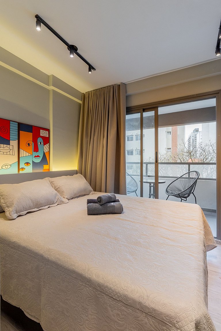 Rooftop pool, fitness center, and excellent location