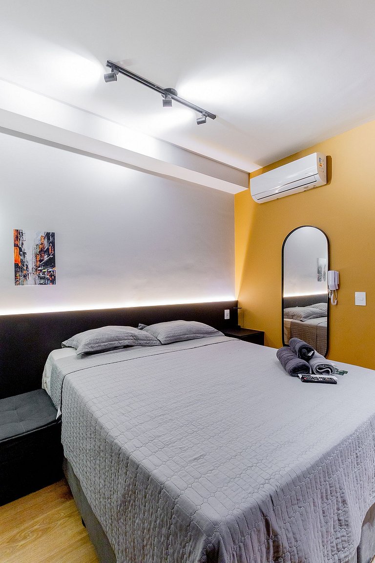 Departamento nuevo con piscina, cerca del metro Higienópolis