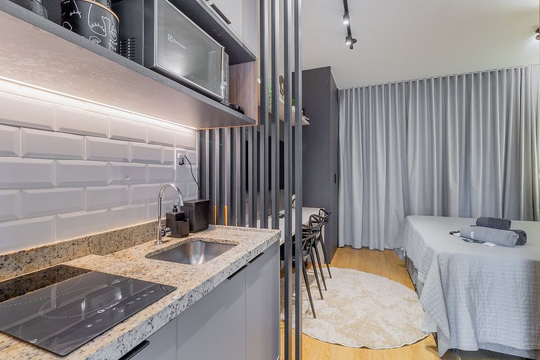 Departamento nuevo con piscina, cerca del metro Higienópolis