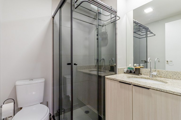 Departamento nuevo con piscina, cerca del metro Higienópolis